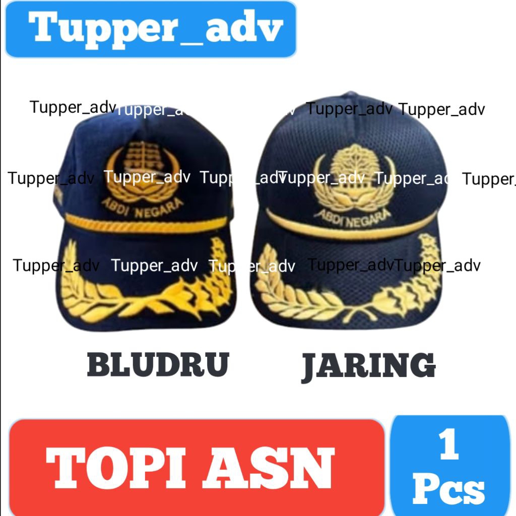Topi Korpri Bordir / Topi ASN / Topi PNS / Topi ABDI NEGARA Bordir