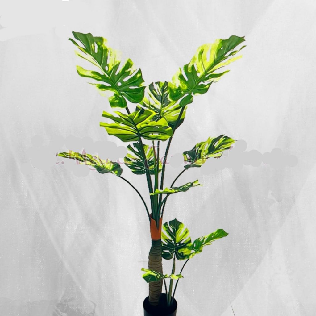 pohon monstera varigata artificial / pohon artificial