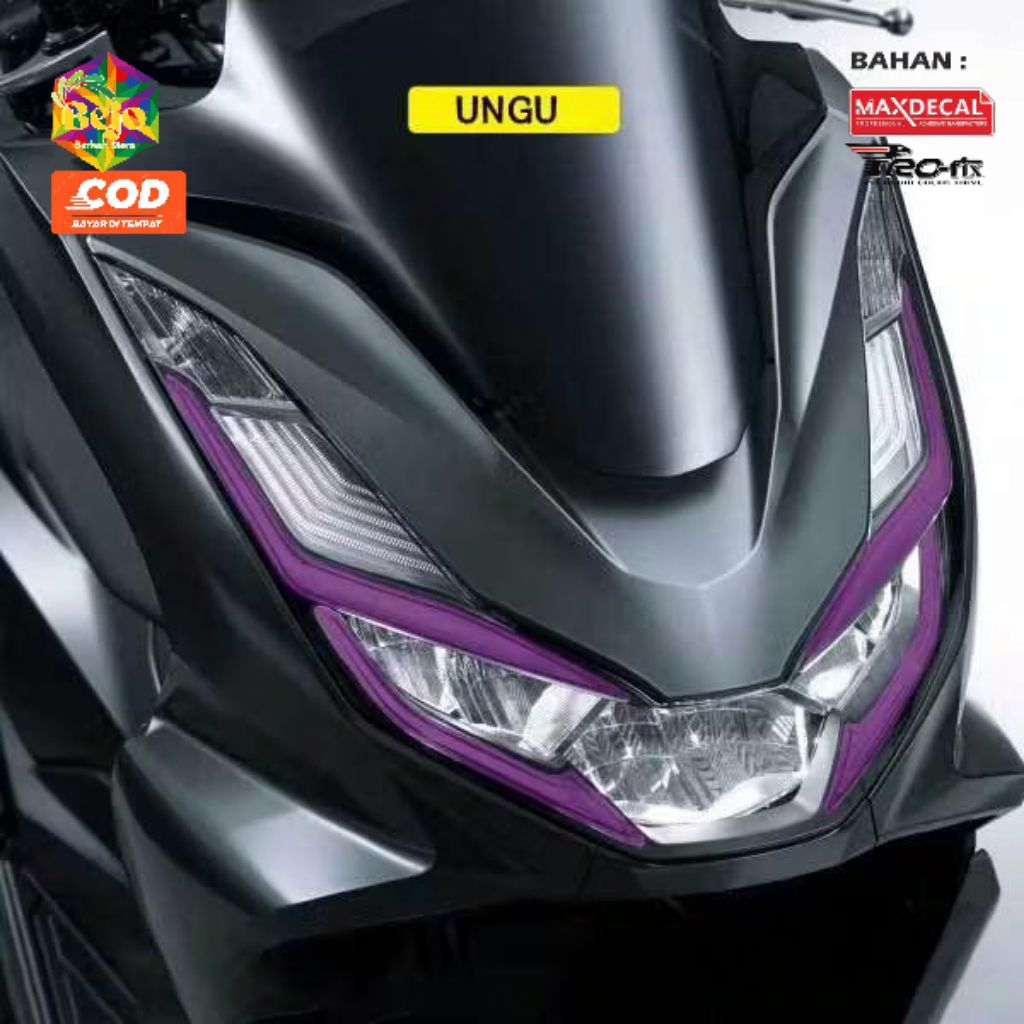 Stiker Sticker Lampu pcx 160 Stiker Lampu variasi pcx 160 Stiker lampu transparant