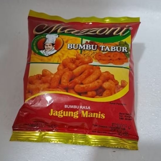 

BUMBU TABUR JAGUNG MANIS MAZZONI 100GR/ JAGUNG MANIS