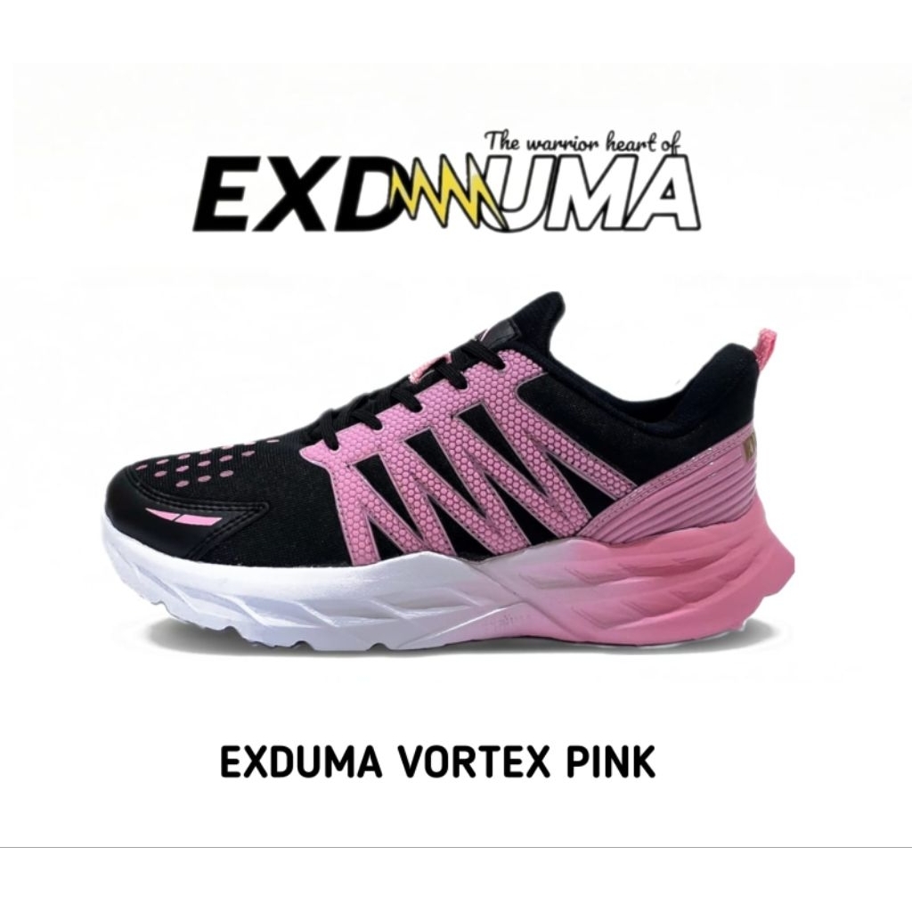 SEPATU EXDUMA VORTEX PINK ORIGINAL SNEAKERS/SEPATU WANITA SPORTY