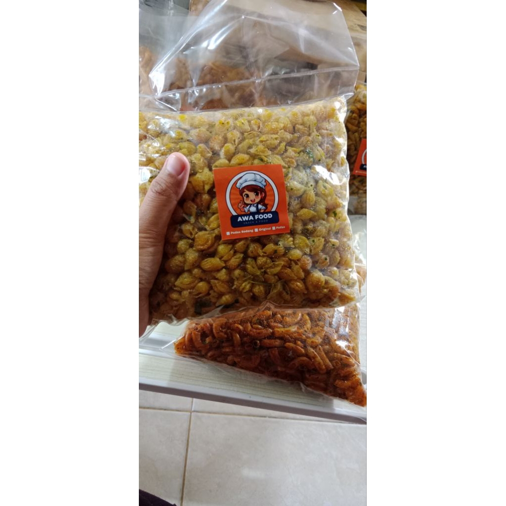 

AWAFOOD-makaronikerangcikruhpedasdanoriginaldaunjeruk