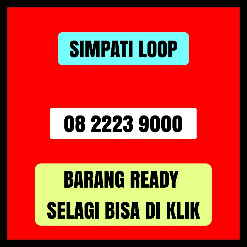 Nomor cantik simpati Loop