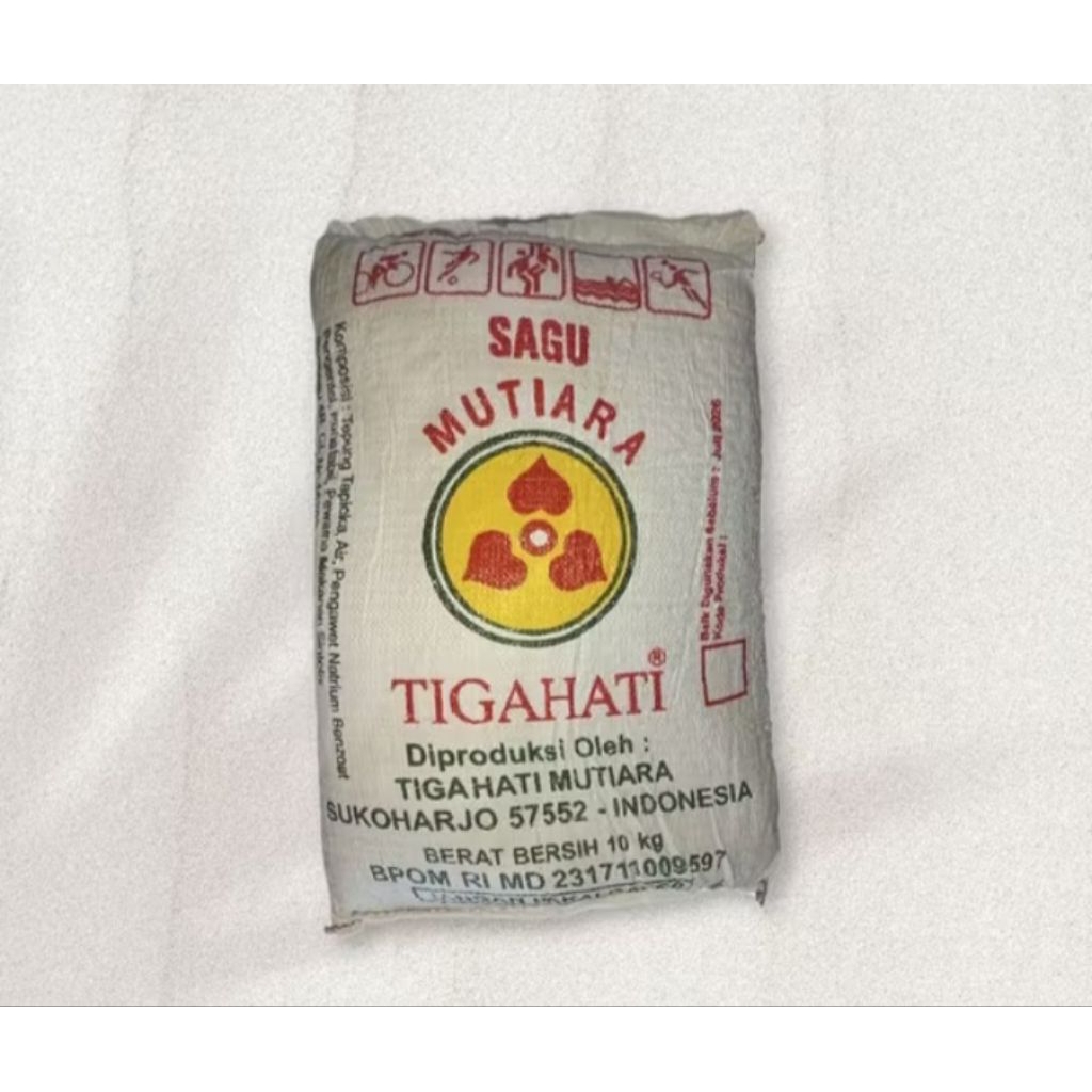 

Sagu Mutiara Tiga Hati 1 Karung