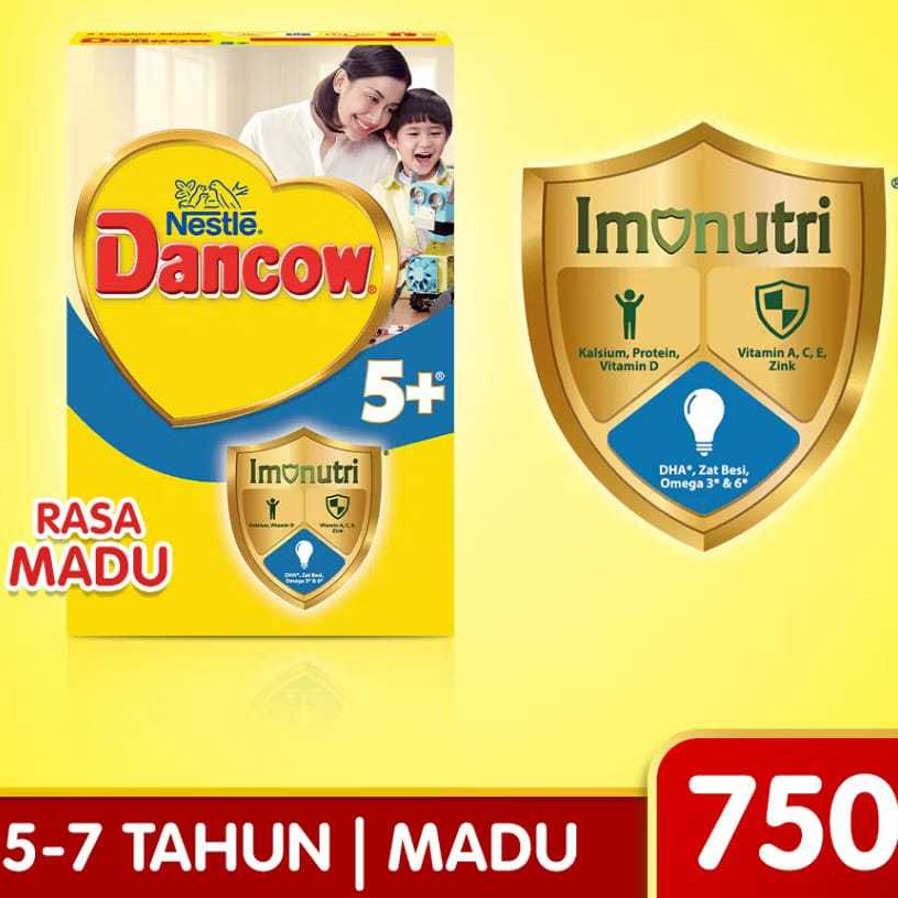 

DANCOW 5+ Madu/Vanila/Cokelat 750g