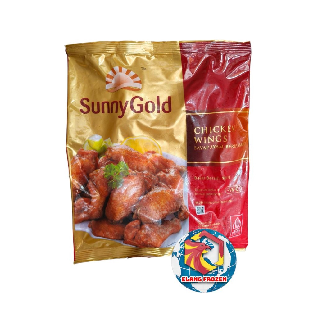 

Sunny Gold Chicken Wings Sayap Ayam Berbumbu 500gr