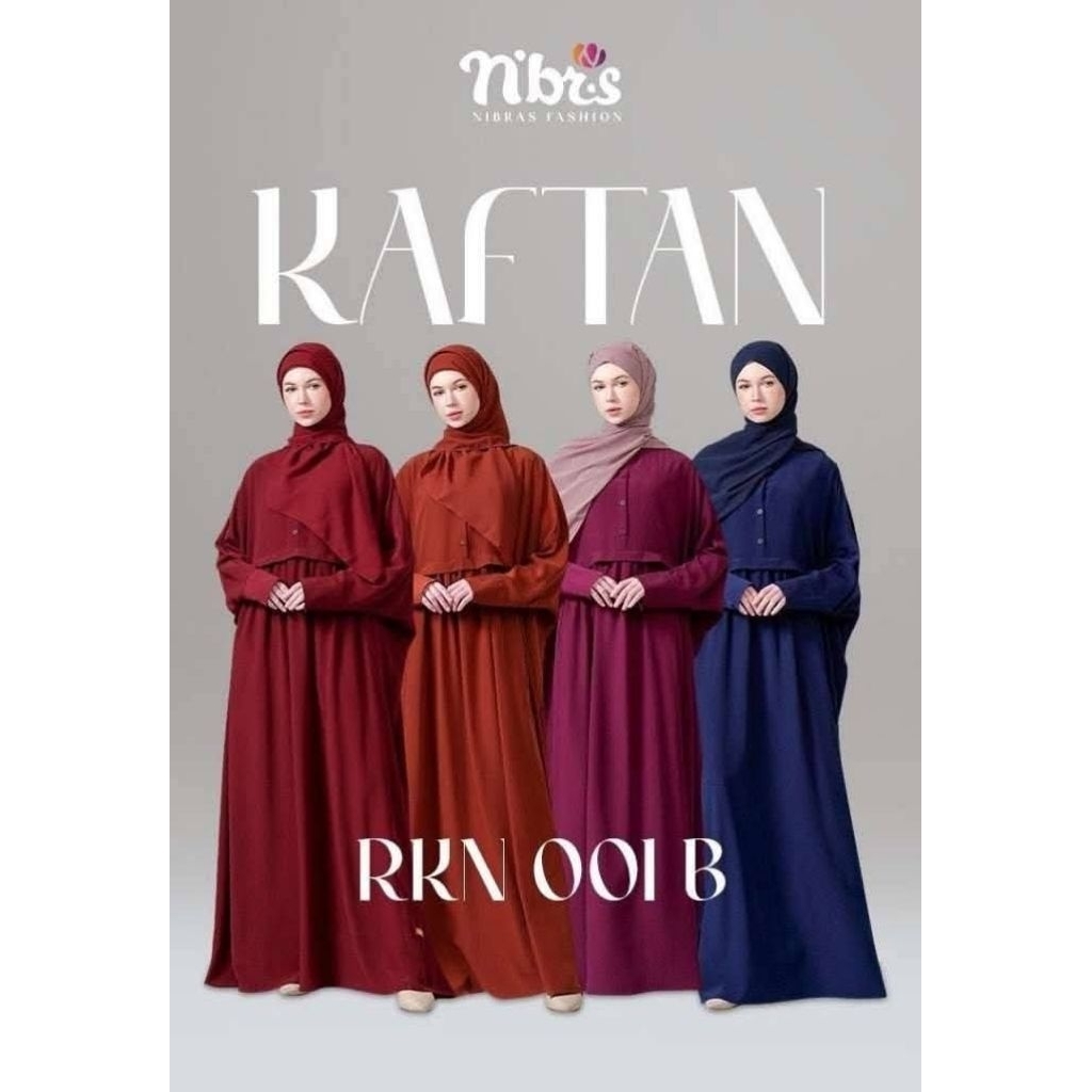 SALE 50%NIBRAS KAFTAN premium  RKN 001B_KAFTAN NIBRAS TERBARU