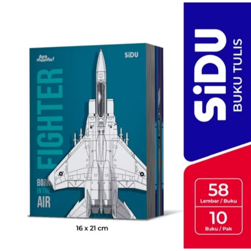 

Buku Tulis Sidu 58 Lembar ( 1 pak isi 10 buku)