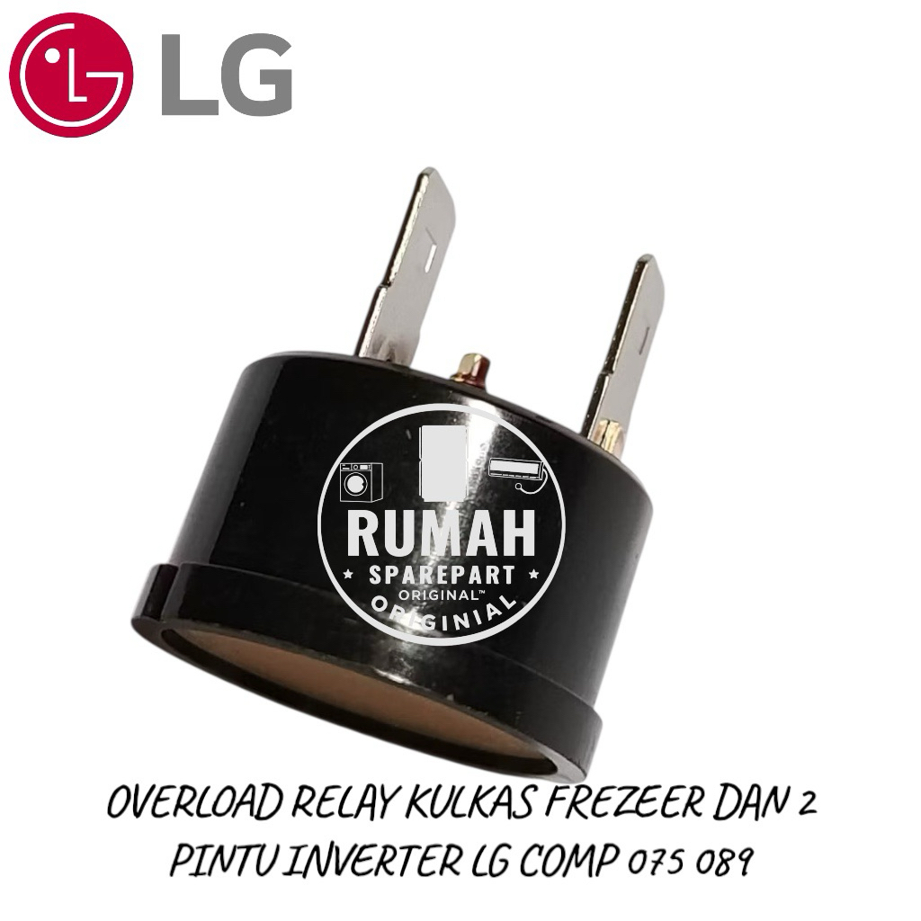 OVERLOAD RELAY KULKAS FREZEER DAN 2 PINTU INVERTER LG COMP 075 089 Original