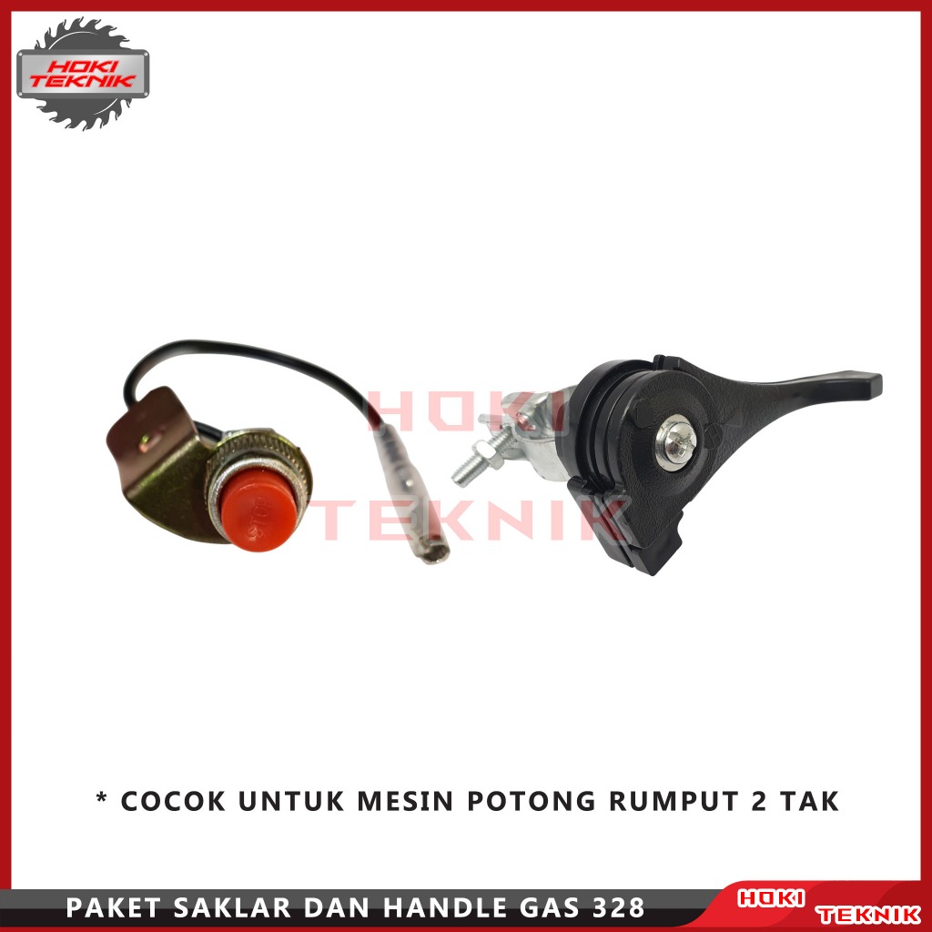 328 Saklar Mesin Potong Rumput Handle Tarikan Gas Mesin Potong Rumput