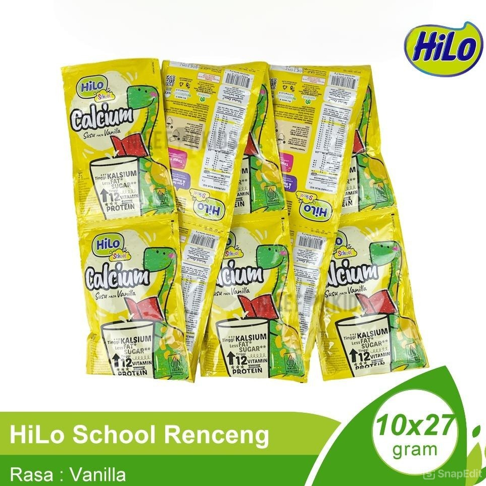 

Hilo school vanilla renceng isi 10 x 27gr