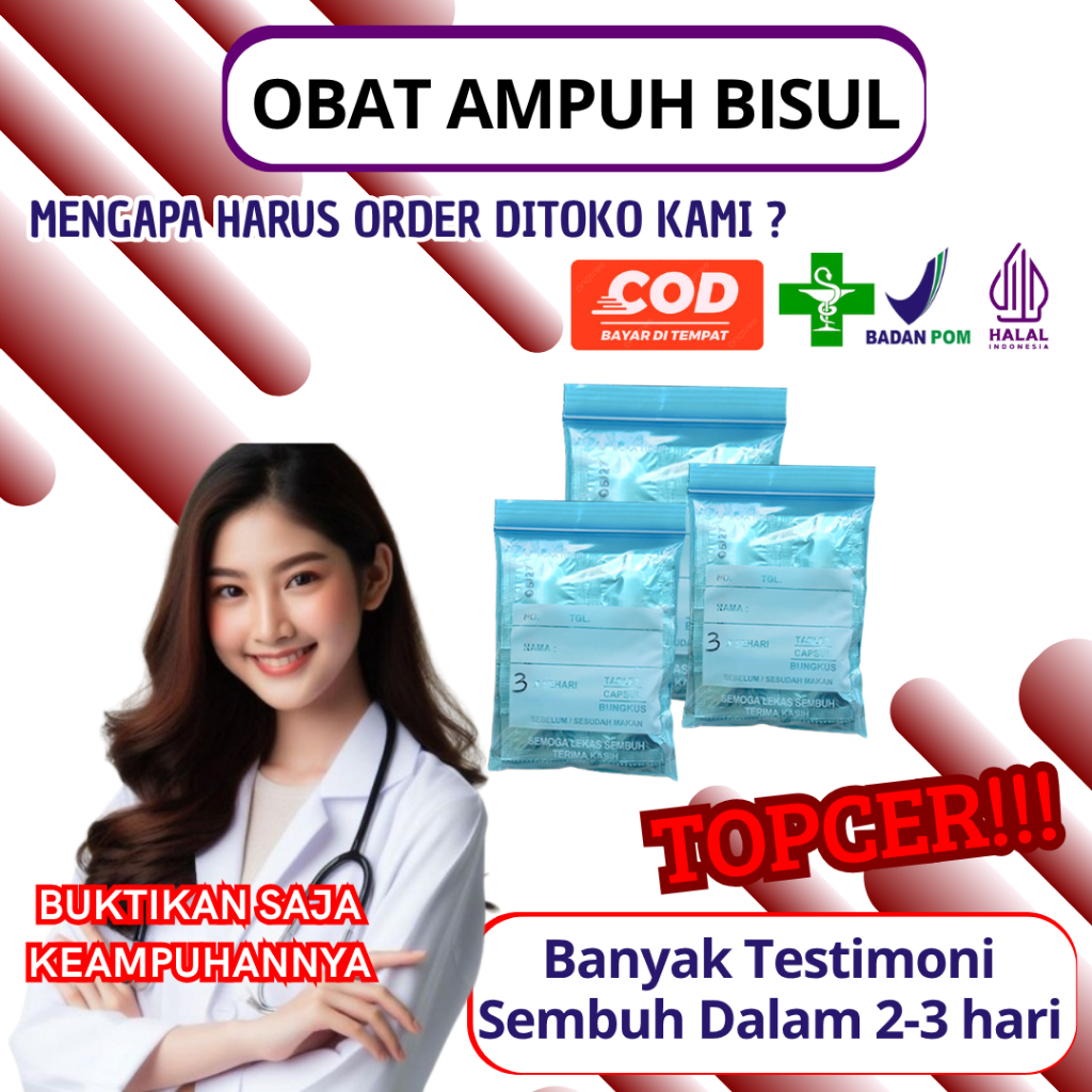 Obat Bisul di Pantat Bisul Bernanah Herbal BPOM-HALAL