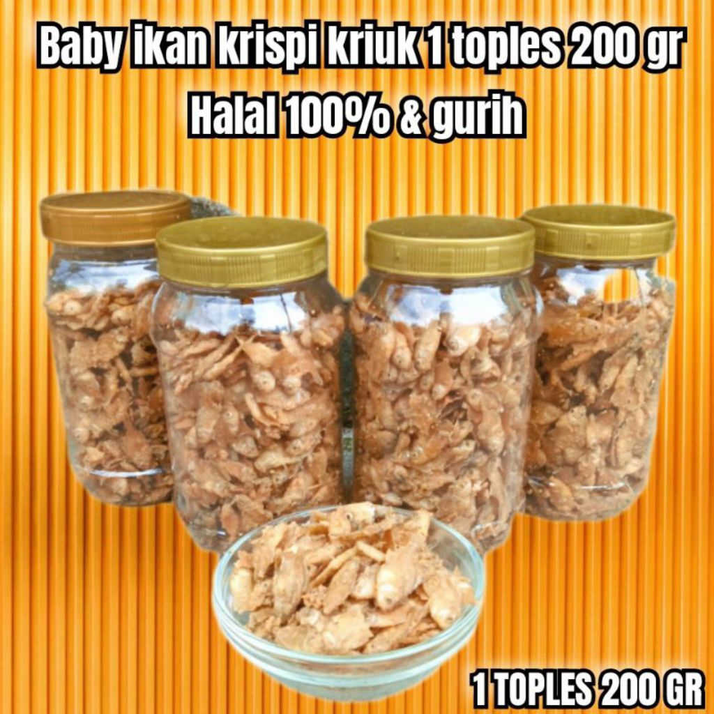 

Baby fish / IKAN NILA GORENG CRISPY 200gr