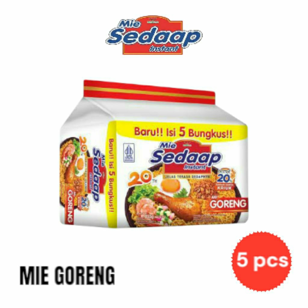 

MIE SEDAAP GORENG PER PACK 5 BUNGKUS
