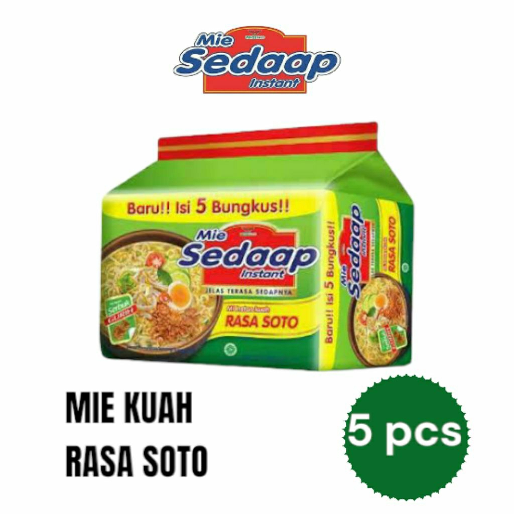 

MIE SEDAAP SOTO 1 PACK 5 BUNGKUS