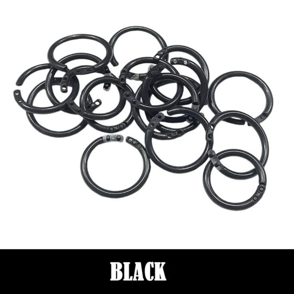 

Binder Ring Plastic 28 mm Buka Tutup Ring Binder