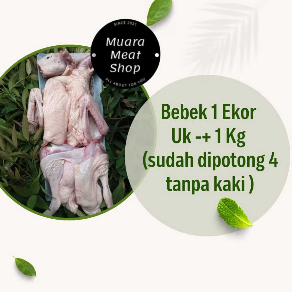 

Special Bebek 1kg Sudah dipotong 4 tanpa kaki Terlalris Bandung