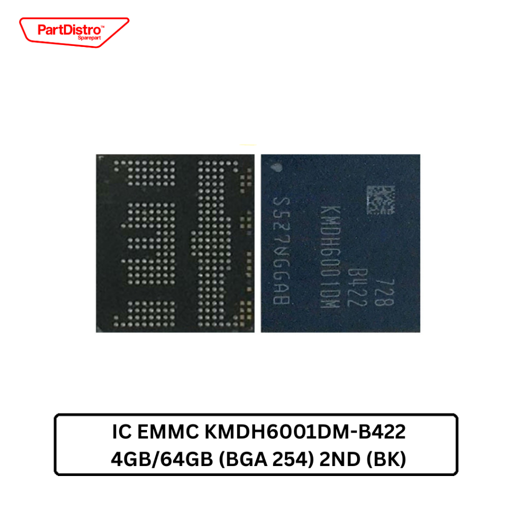 IC EMMC KMDH6001DM-B422 4GB/64GB (BGA 254) 2ND (BK)