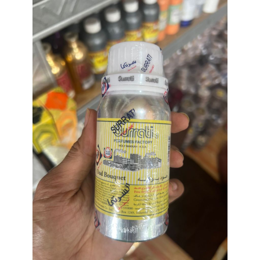Parfum Surrati Oud bouquet/oud bukiyah surrati 100grm segel original