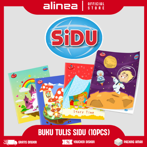

[READY] SIDU - PROMO buku tulis sidu 38 lembar 1 pack