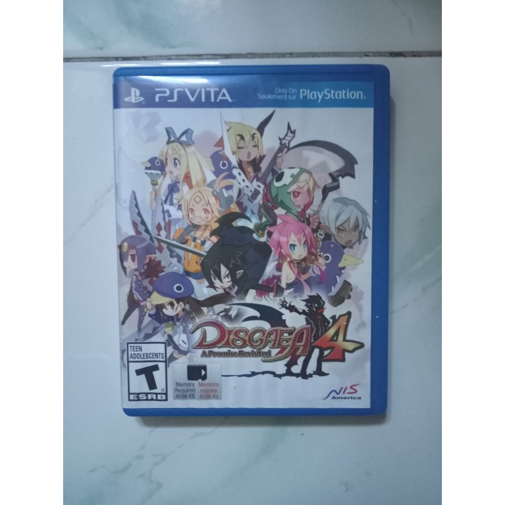Cartridge game J RPG ori Sony PSV PS Vita Playstation Vita Disgaea 4 A Promise Revisited