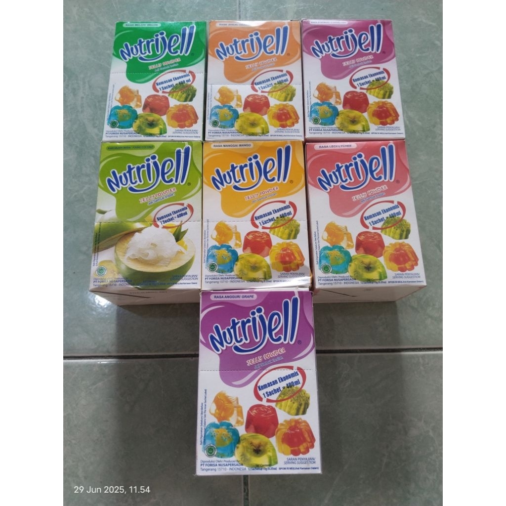 

jeli serbuk instan nutrijell jelly powder 1sch@10g