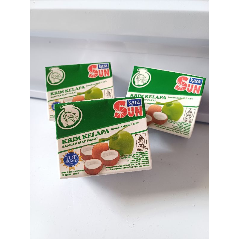 

Sun Kara Santan Kelapa 200 ml
