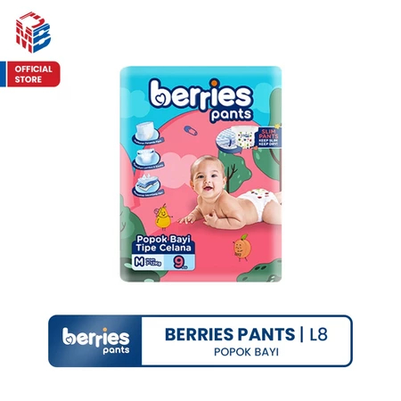 Berries Baby Pants M 9