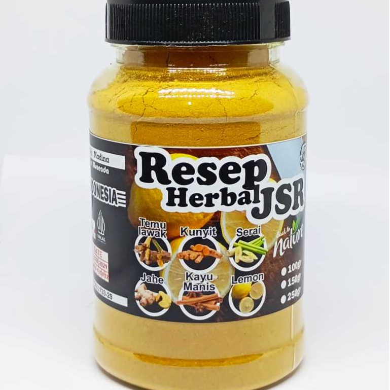 

Resep Herbal JSR 150g inspirasi dr Zaidul Akbar. berbahan Temulawak, Kunyit, Serai, Jahe, Kayu Manis, Lemon 100% Asli