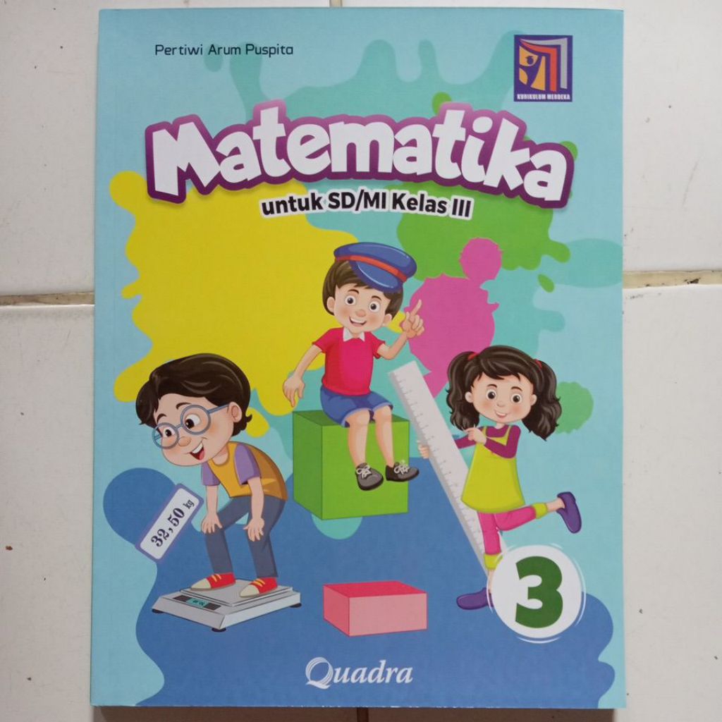 Matematika SD/MI Kelas 3 Kurikulum Merdeka Edisi Baru Penerbit Quadra