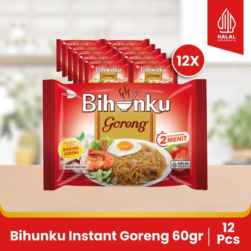 

Paket Bundling - Bihunku Instant - Goreng - 60gr - 12pcs