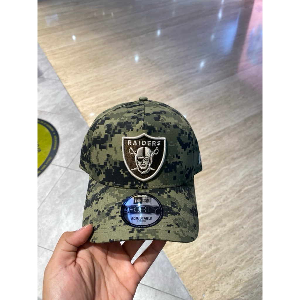 Topi New Era Original Raiders Camo A Frame