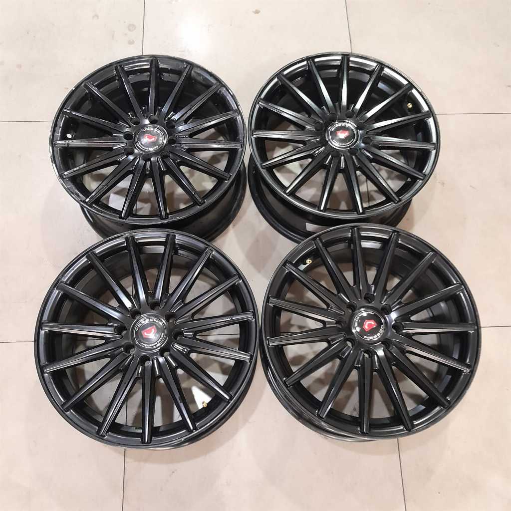 Velg Mobil Bekas Racing Vossen Jari-Jari Ring 16 Lebar 7 Et40 Pcd 8x100/114,3