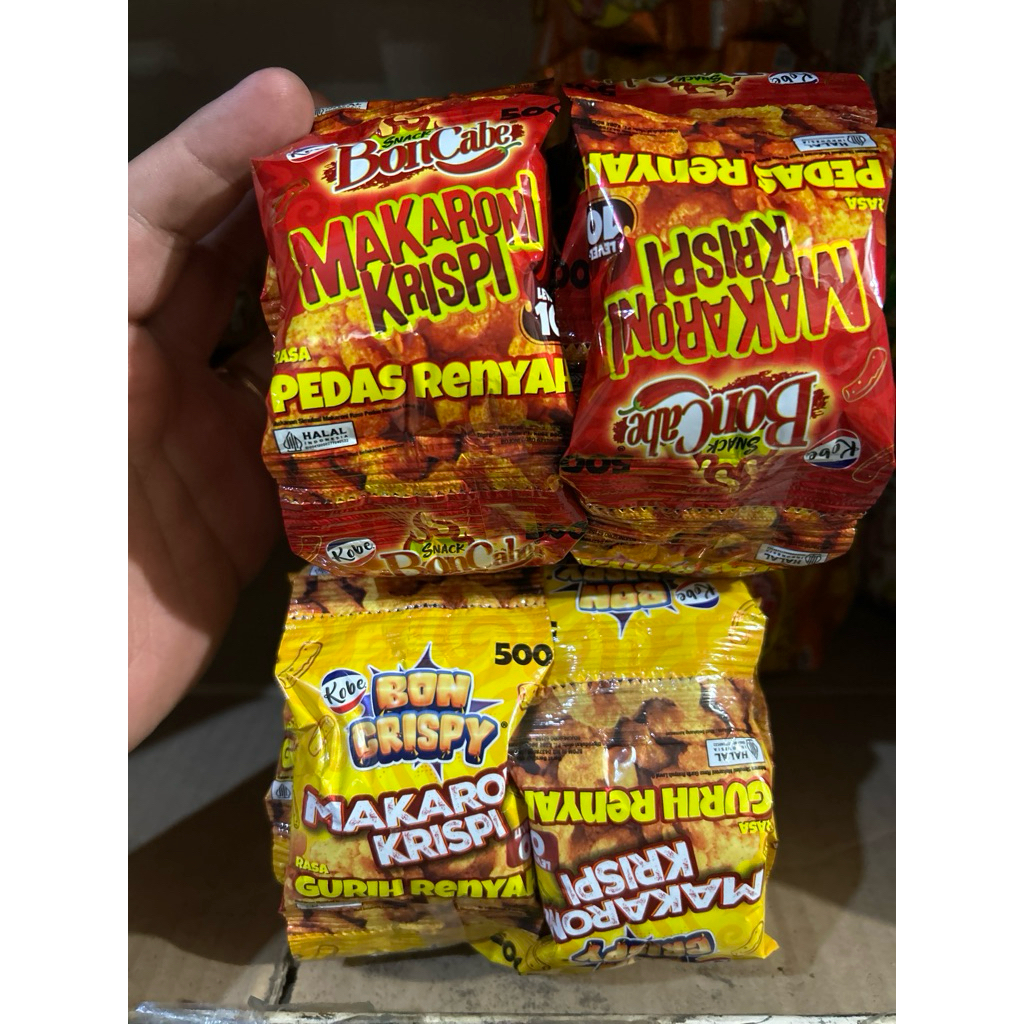 

Bon Crispy makaroni krispi 7gr renteng