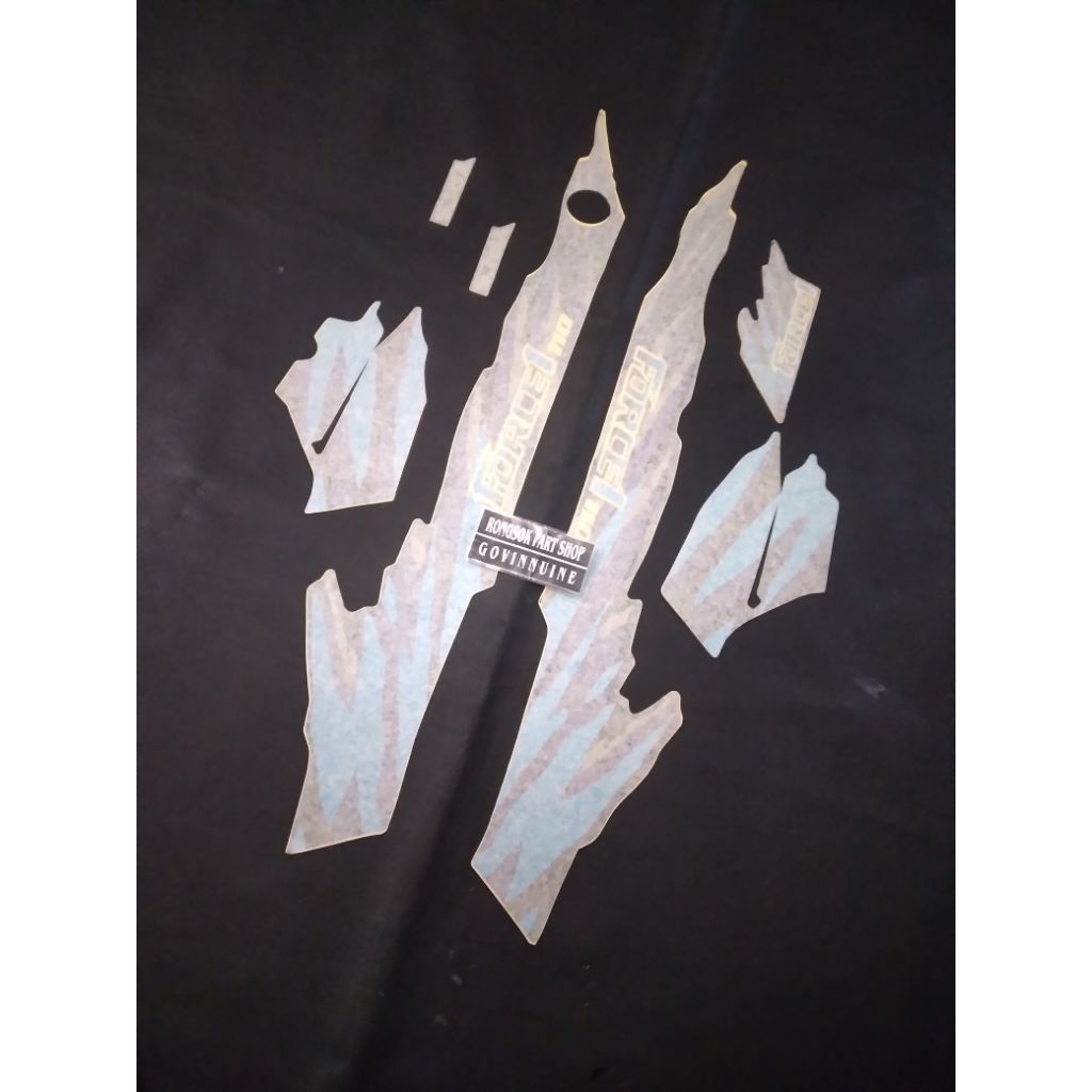 striping stiker sticker lis force1 force 1 poswan 94 93 95 biru ori nos