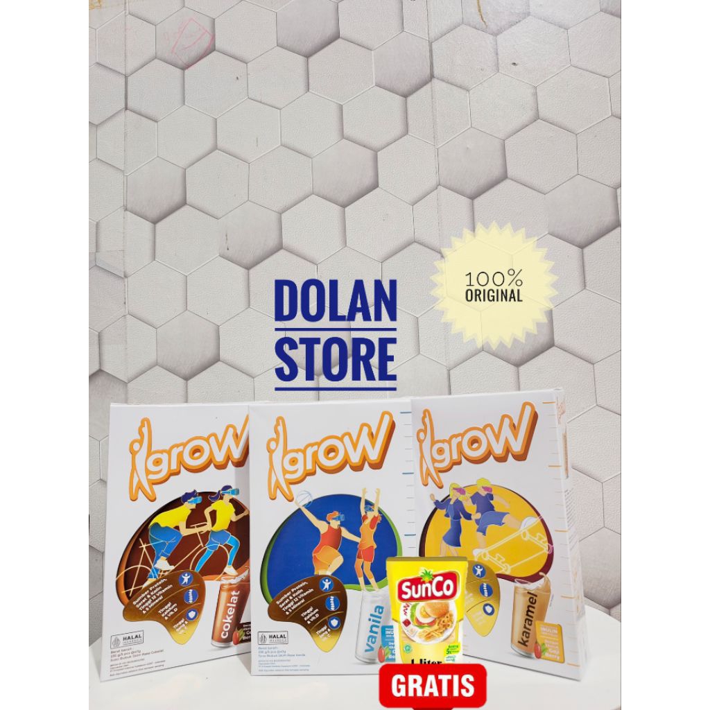 

IGROW/ free minyak IGROW SUSU PERTUMBUHAN