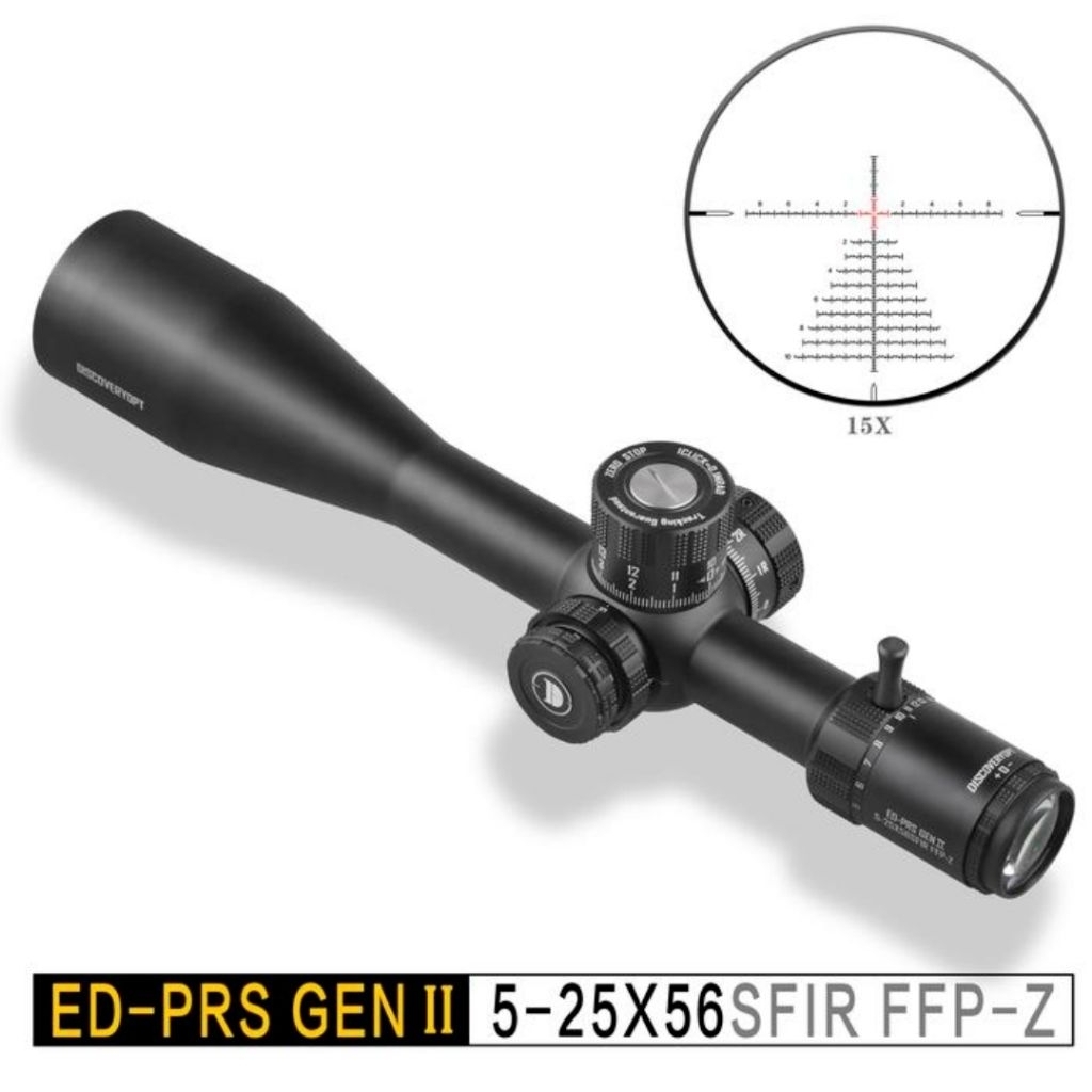 Teleskop Discovery Ed-Prs Gen2 5-25x56 Sfir Ffp-Z Ed Glass Illuminated Scope With Zero_Stop For Long