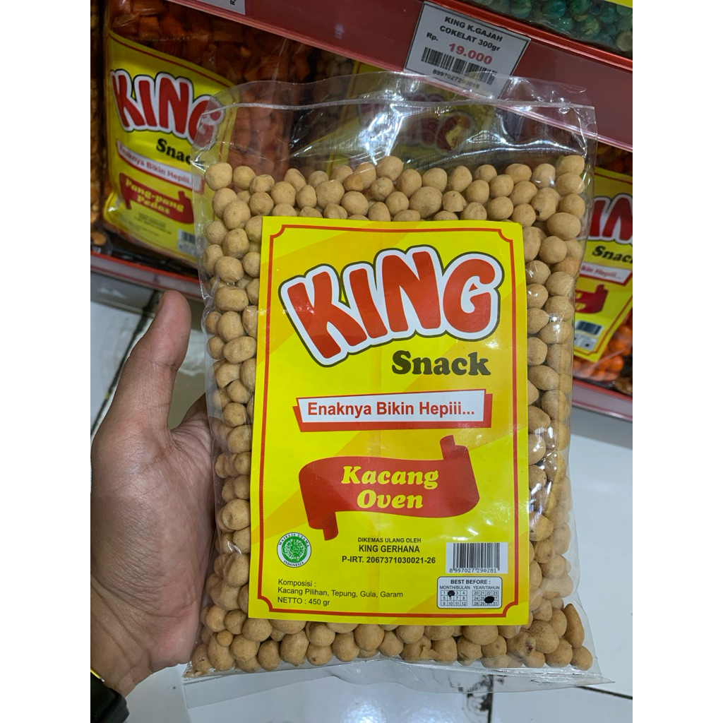 

King Snack Kacang Oven 450 gram
