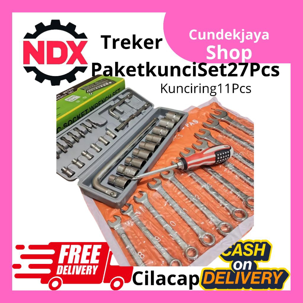 Satu Paket Kunci Bengkel / Kunci Sok Set Victory 27 Pcs / Kunci Ring Pas 11 Pcs Diamond / Alat Bengk