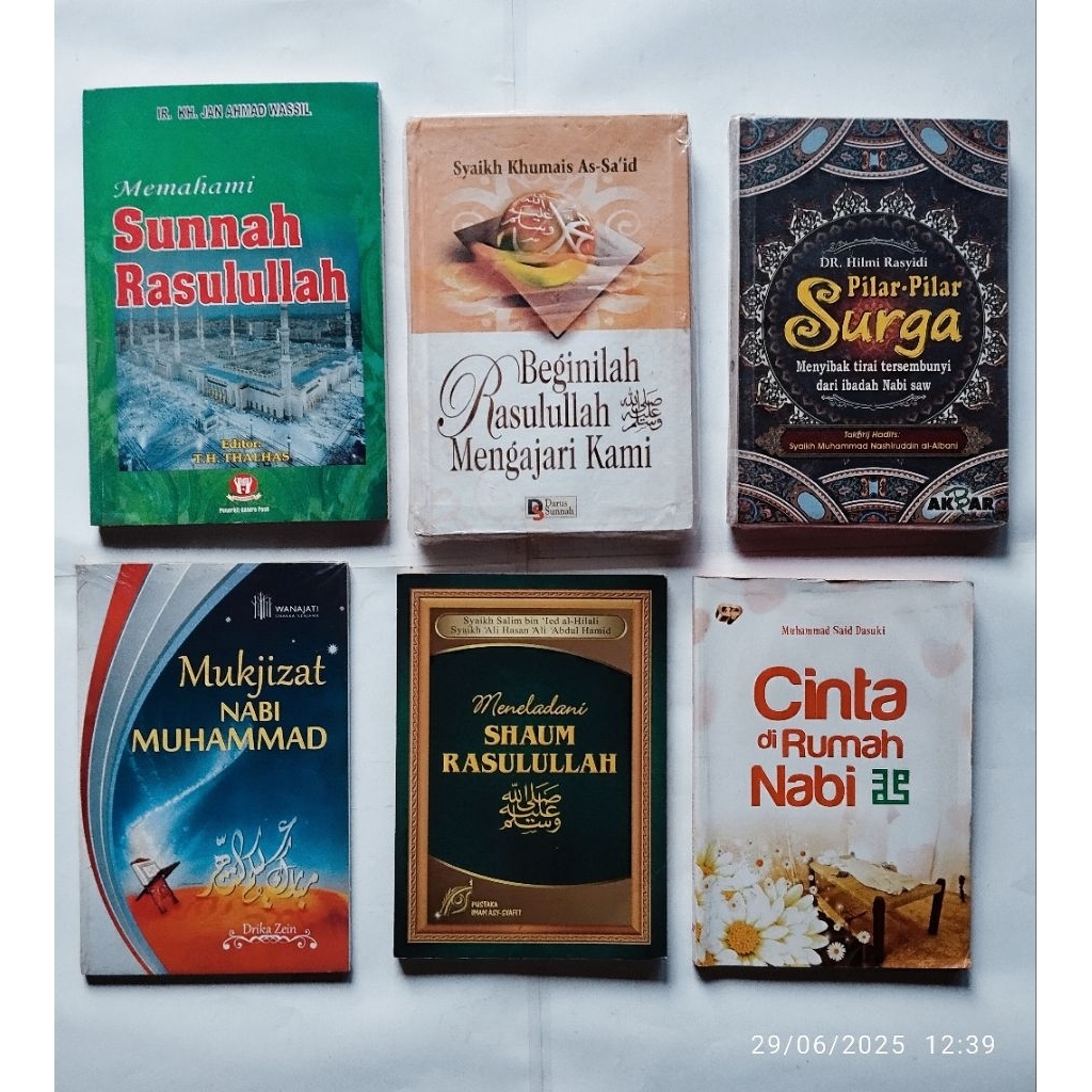 Buku Agama Islam - Rasulullah; SUNNAH RASULULLAH, BEGINILAH RASULULLAH..., Pilar² SURGA, Mukjizat NA