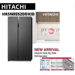 KULKAS HITACHI HRSN9552DXID HRSN9552DDXID  SIDE BY SIDE 525 LITER HRSN 9552 DXID