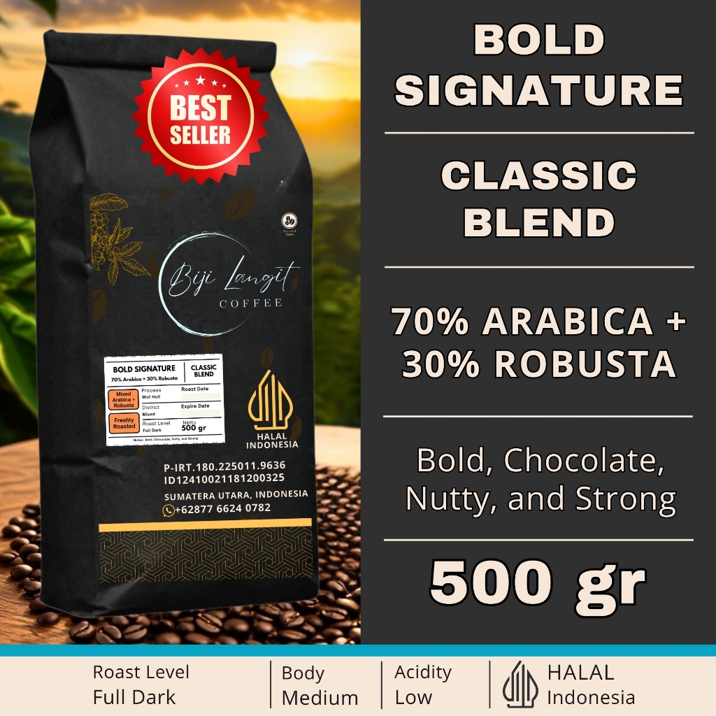 

500-gram-BIJI-KOPI-BLEND-CAMPURAN-ARABIKA-ROBUSTA-GAYO-70%-30%-Coffee-Bean-Signature