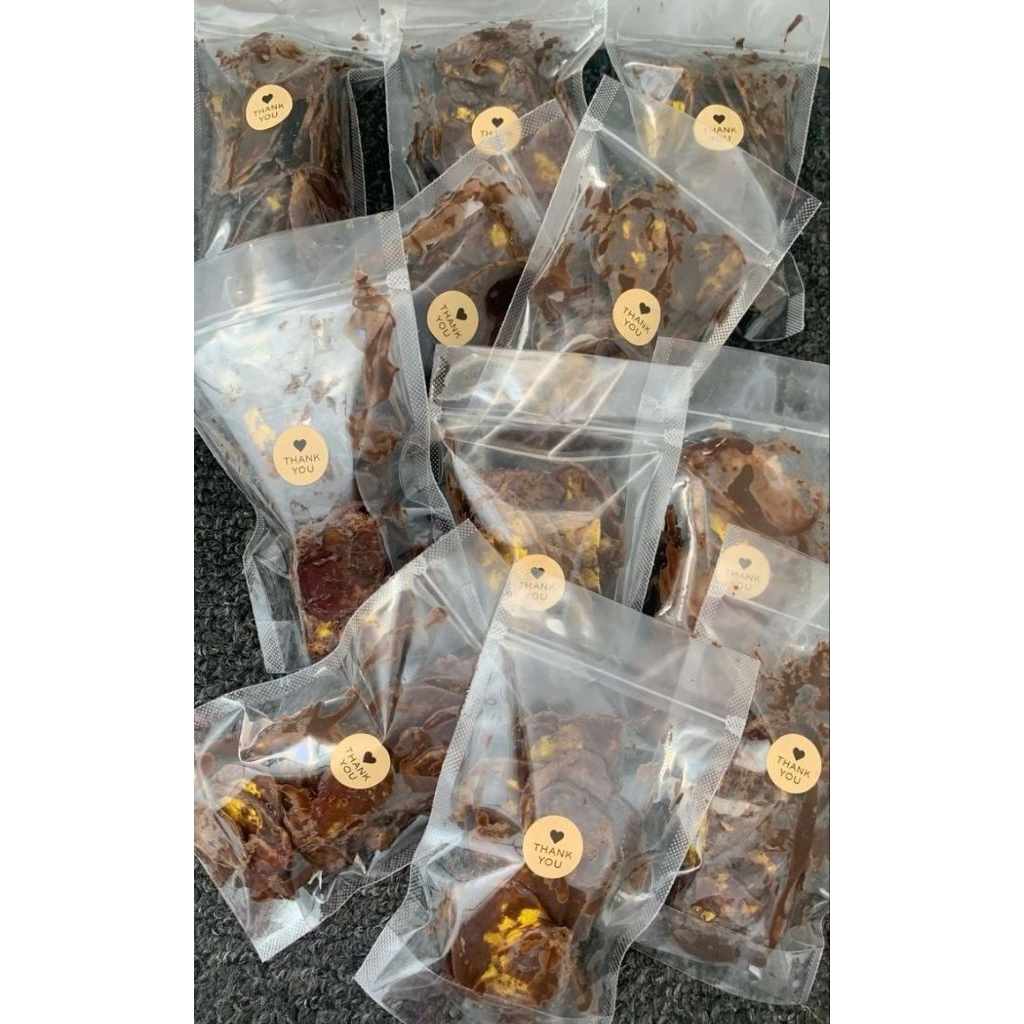 

kripik pisang coklat lumer
