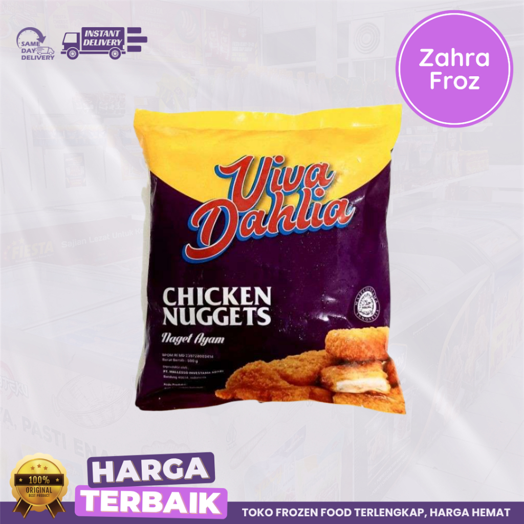 

VIVA DAHLIA CHICKEN NUGGETS 500 GR