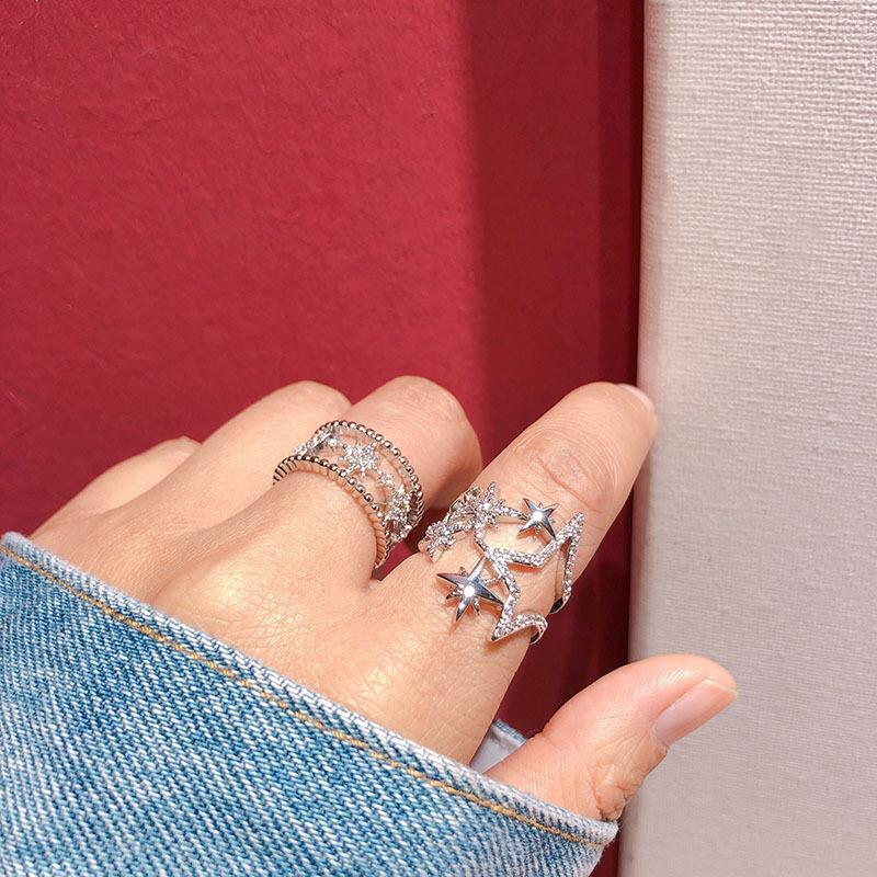 Cincin Wanita/Aksesoris Wanita/Women Aesthetic Ring/Starlight Glimmer Ring (K1-21)