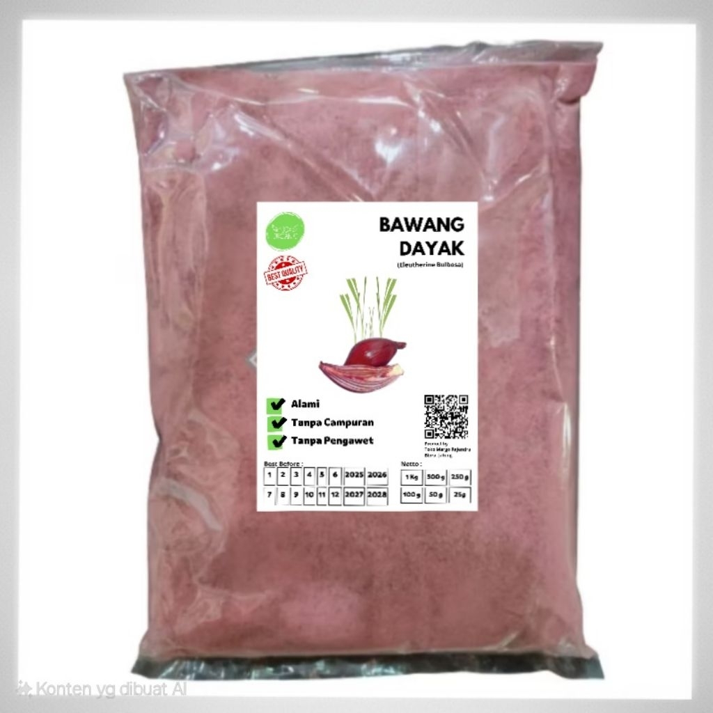 

Bubuk Bawang Dayak 250 Gram Premium