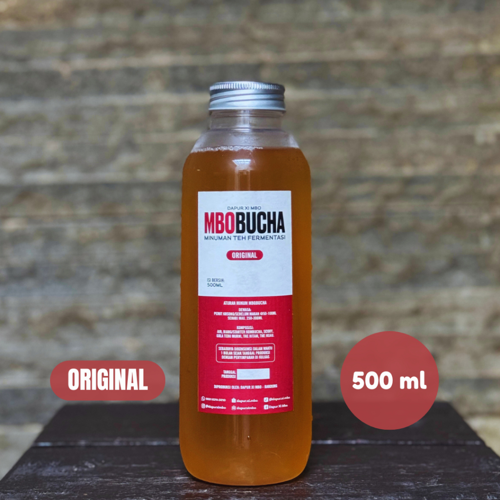 

Kombuca Original Mbobucha 500 ml by Dapur Xi Mbo
