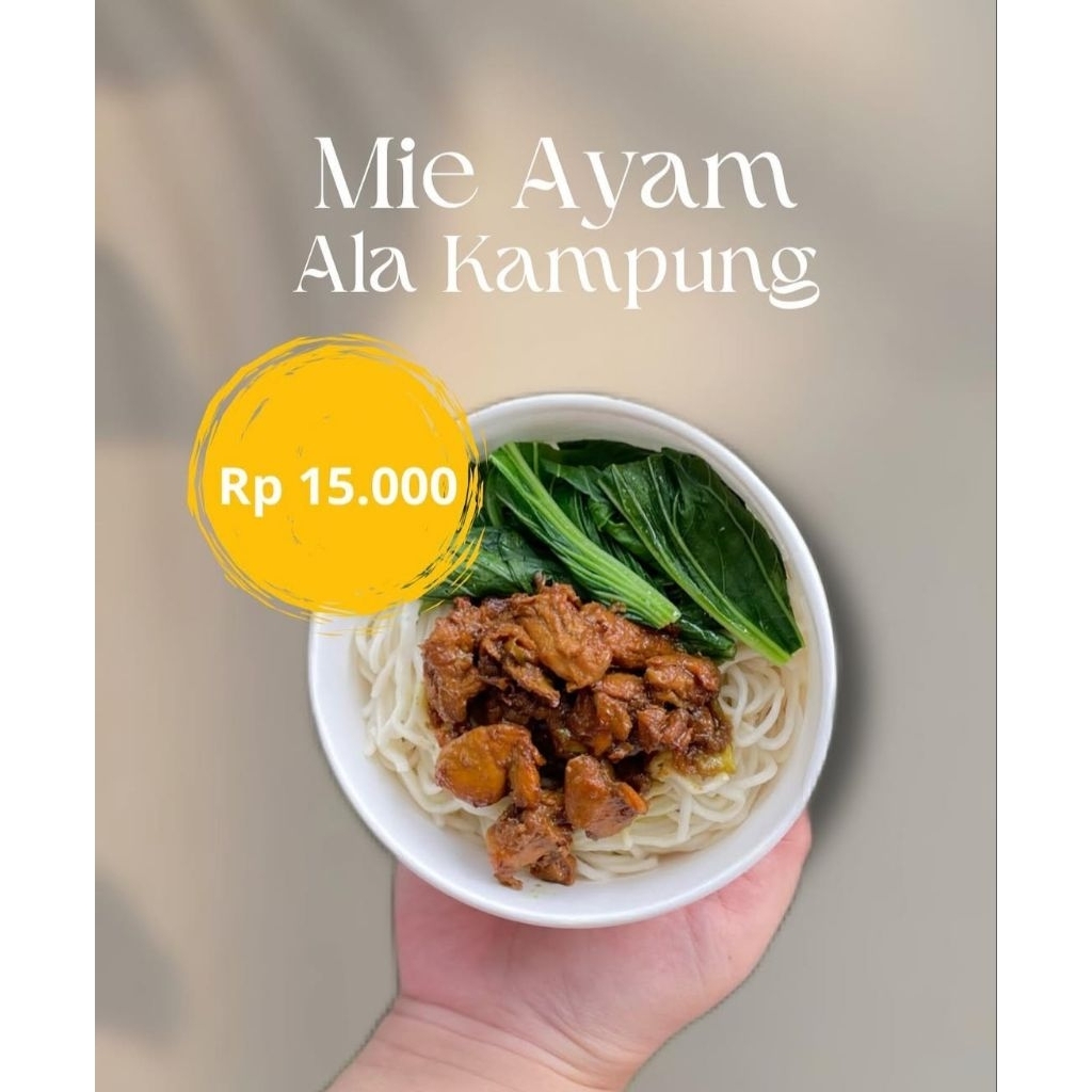 

Mie Ayam Ala Kampung