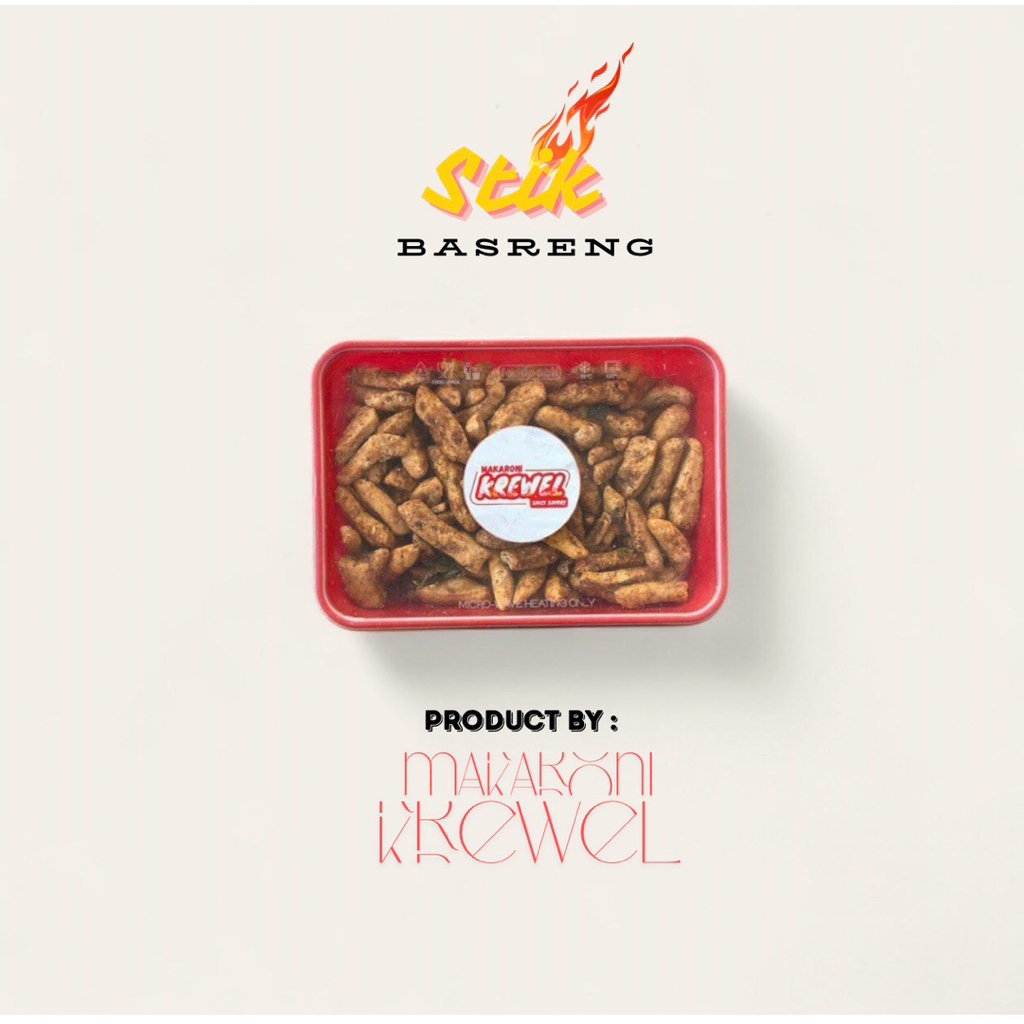 Makaroni Krewel - (Basreng Stik Kemasan Box)