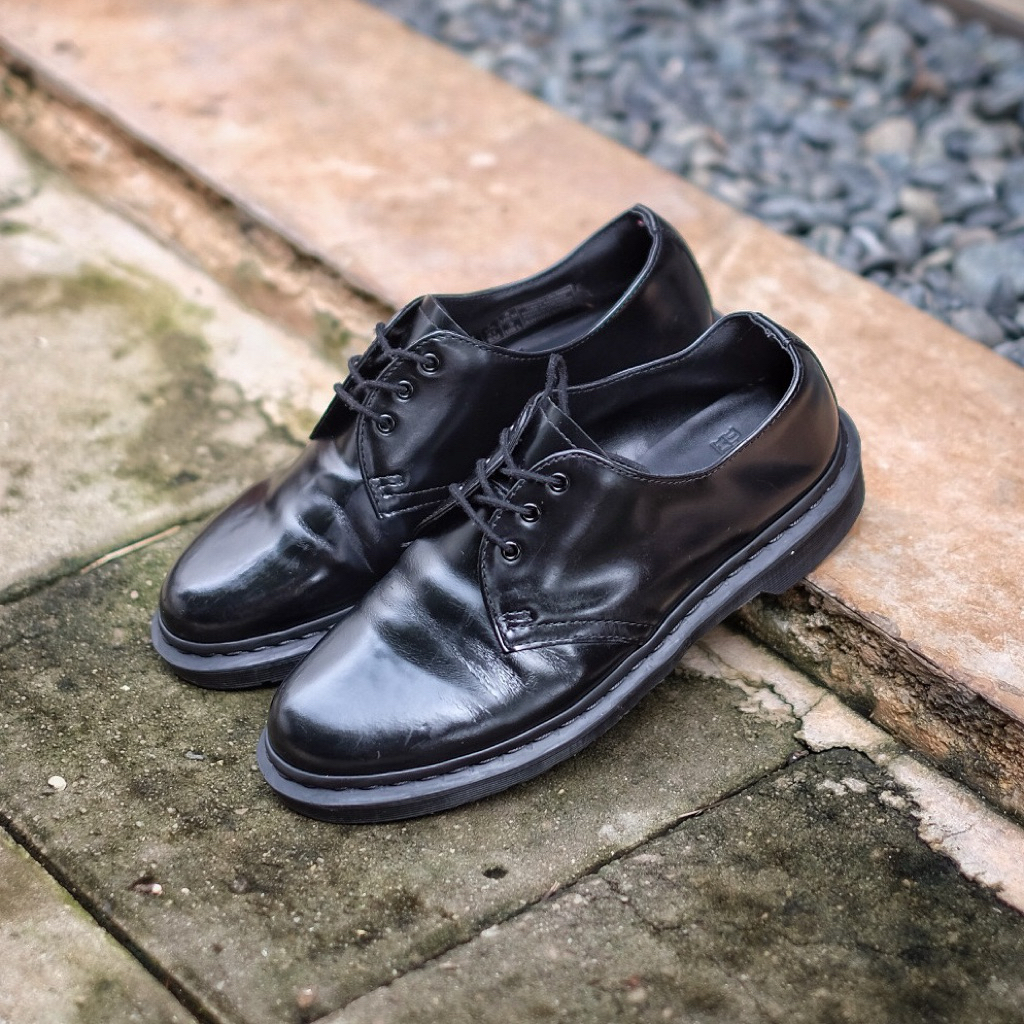 Dr martens 1461 mono black smooth